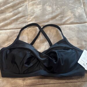 Athleta Black Bikini Top